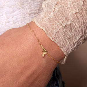 Armband mit Anhänger Gold