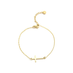 Armband Kreuz Gold