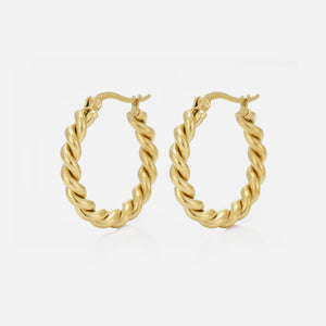 Hoops twisted Gold