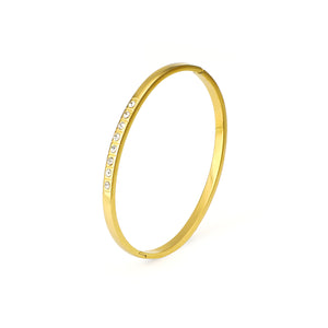 Bangle Strass Gold