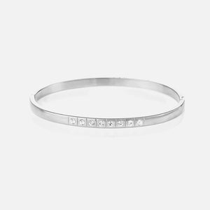 Bangle Strass Silber