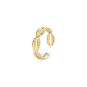 Ring Muscheln Gold