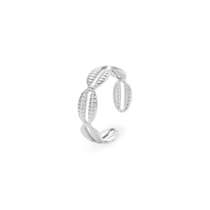 Ring Muscheln Silber