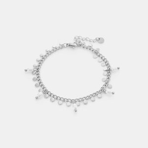 Armband Perle Münzen Silber