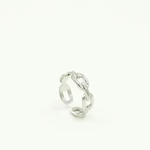 Ring mit Gliedern Silber