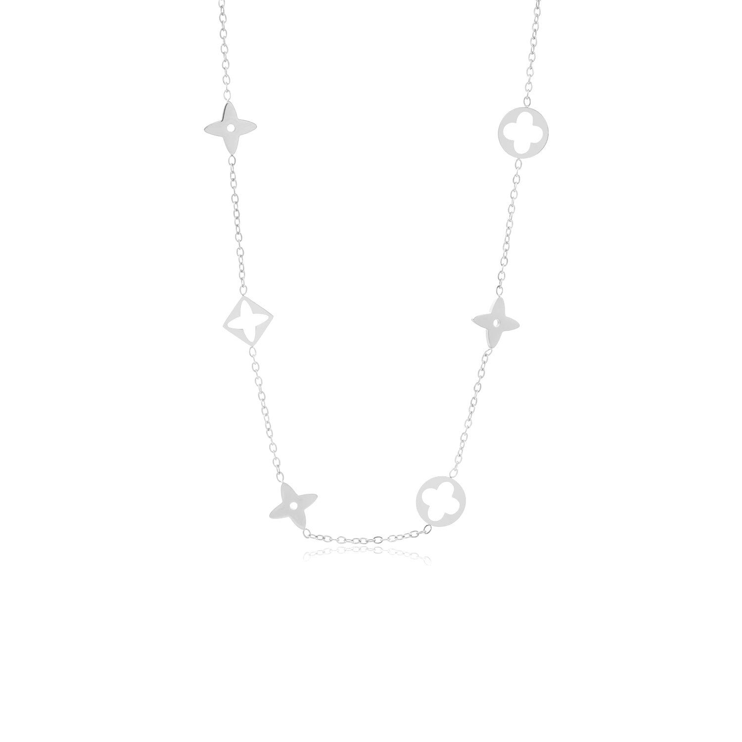 Symbole Halskette Silber