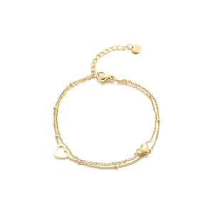 Armband Valentins Herz Gold