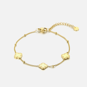 Armband Kleeblätter Gold