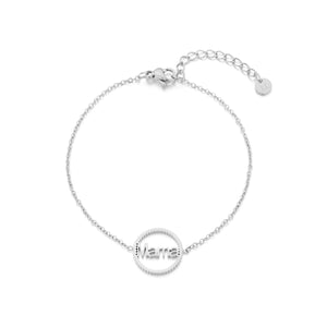 Armband Mama Silber