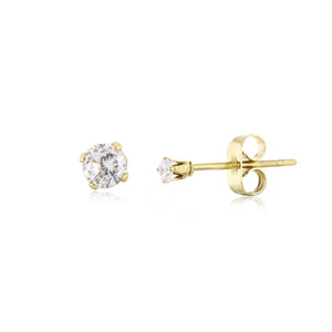 Ohrstecker Diamant 2mm Gold