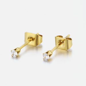 Ohrstecker Diamant 2mm Gold