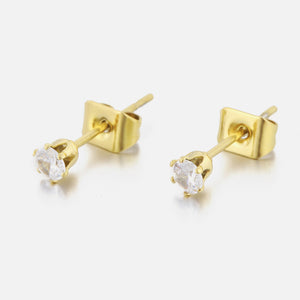 Ohrstecker Diamant 3mm Gold