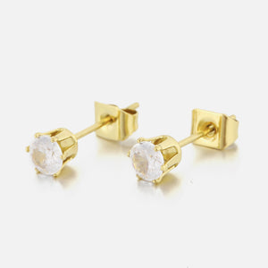 Ohrstecker Diamant 4mm Gold