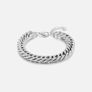 Chunky Armband 9 mm Silber