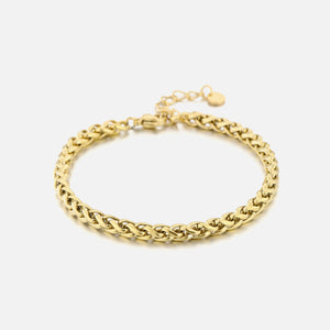 Chunky gedrehten Armband 4mm Gold