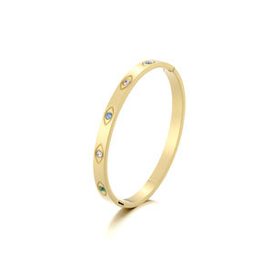 Bangle mit Auge Gold