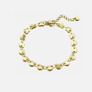 Armband Herzen Gold