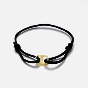 Armband connected Gold/schwarz