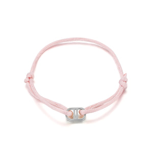 Armband connected Silber/rosa