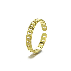 Feiner Gliederring Gold