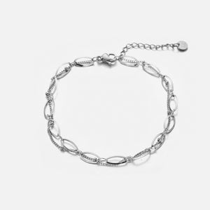 Armband Geflochten mit Kügeln Silber