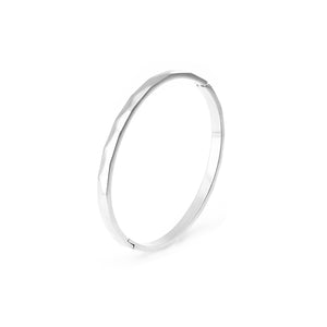 Bangle Lux Muster Silber