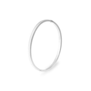 Bangle Ripple Silber