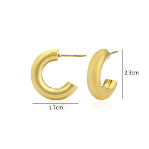 Basic Creolen 23 mm Gold