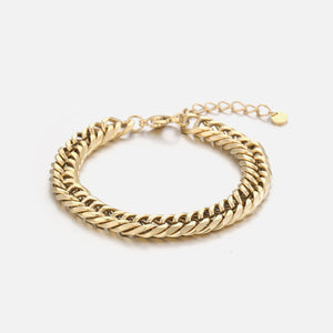 Chunky Armband 6 mm Gold