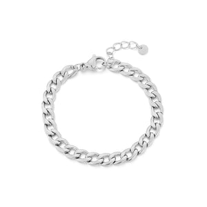 Gliederarmband 6mm Silber