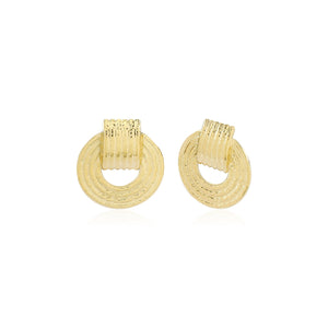 Ohrstecker Statement Curl Gold