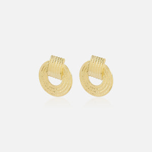 Ohrstecker Statement Curl Gold