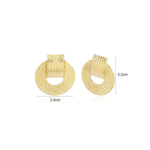 Ohrstecker Statement Curl Gold